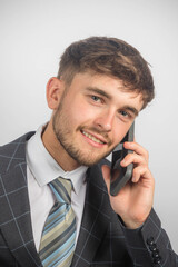 Portrait of a business man in a suit & tie