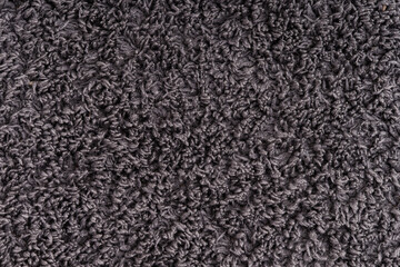 Grey microfiber cloth close-up view