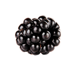 Blackberry isolated on transparent layered background. - 632636407