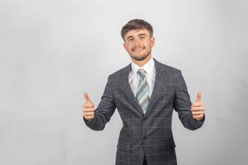 Portrait of a business man in a suit & tie
