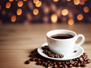 Obraz premium Coffee Wallpaper Art Design Wall Decor