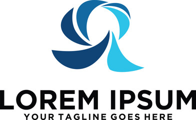 Training and Coaching letter R logo