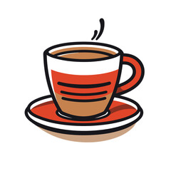 Logo Element of a cup of coffee Illustration  