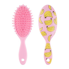 Fashionable hair comb. Women's accessory. Isolated On a white background