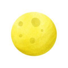 the moon smiling mid autumn festival food element illustration