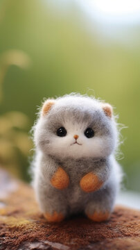 bichinho fofo de feltro