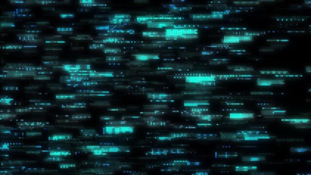 Futuristic Big data digital code futuristic information technology dots and grid. data, hi-tech. virtual space. matrix cyber environment, rtificial intelligent simulation. data flood binary code