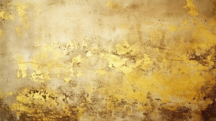 Fototapeta premium Shiny golden texture of gold concrete wall background.