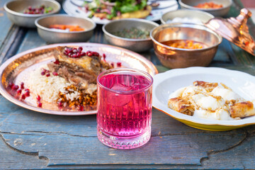 Traditional Ottoman Cuisine Dishes (Osmanli Mutfagi) Photograph, Uskudar Istanbul, Turkey (Turkey)