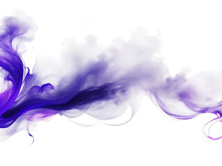 Abstract smoke moves on white background textures of the smoke of color lilac.