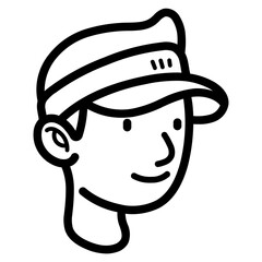 visor line icon style