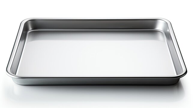 baking sheet isolated on white generative AI