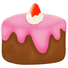 pink cake 