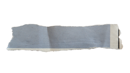 Long piece of torn newspaper