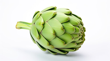 Fototapeta premium Artichoke isolated on a white background.