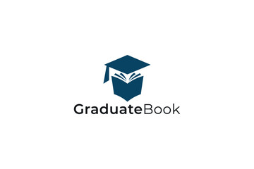 Vector Graduate Book Logo