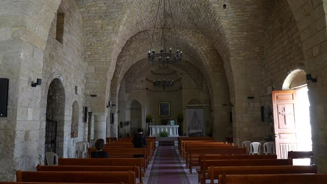 Maronite Church of Saidet et Tall&eacute; Our Lady of the Hill Deir el Qamar Lebanon