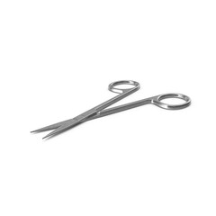 Metal Scissors Isolated on White - 3D Illustration