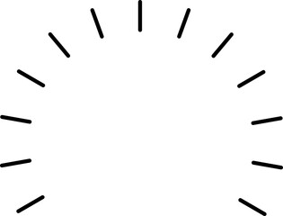 Sun Rays Vector Icon