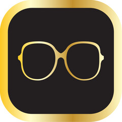 gold glasses icon