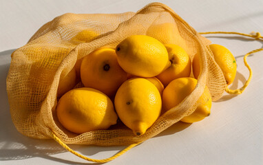 lemons in a basket