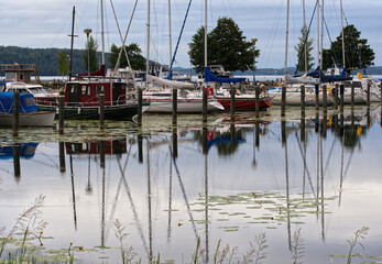 boats in the harbour