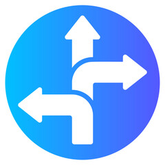 decisions gradient icon