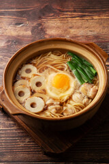 岡山の鍋焼きラーメン