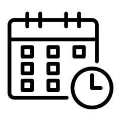 calendar line icon