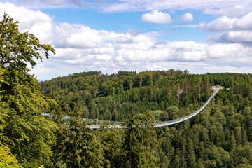 Skywalk Suspension bridge in Willingen, Germany
 - obrazy, fototapety, plakaty