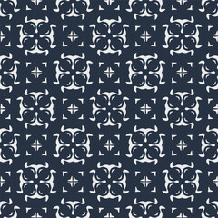 Black and white  pattern . Figures ornament.Seamless pattern for fashion, textile design,  on wall paper, wrapping paper, fabrics and home decor.