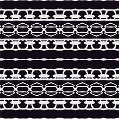 Black and white  pattern . Figures ornament.Seamless pattern for fashion, textile design,  on wall paper, wrapping paper, fabrics and home decor.