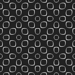 Black and white  pattern . Figures ornament.Seamless pattern for fashion, textile design,  on wall paper, wrapping paper, fabrics and home decor.