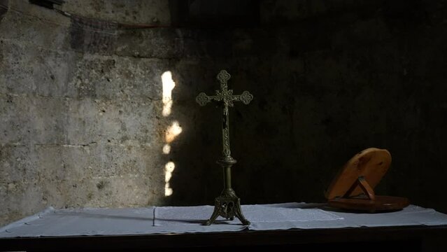 Mar Challita Saint-Arth&egrave;me crusader church Tannourine El Faouqa Lebanon