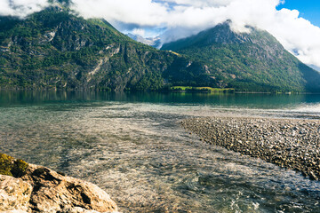 Beautiful Norway Ocean view in the Fjords