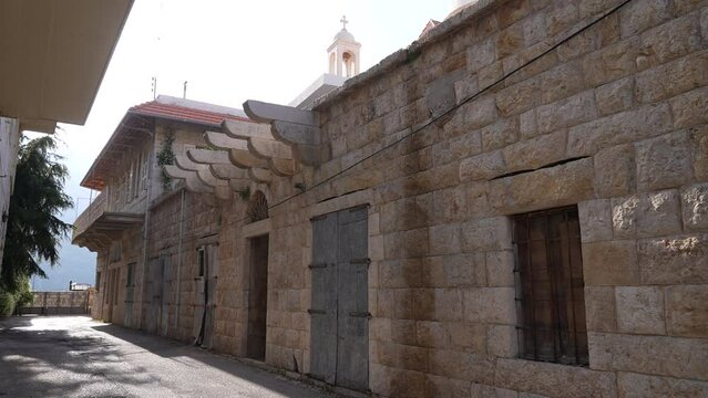 Old heritage houses in the village Mount Lebanon Douma Lebanon