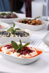 Turkish appetizer plate