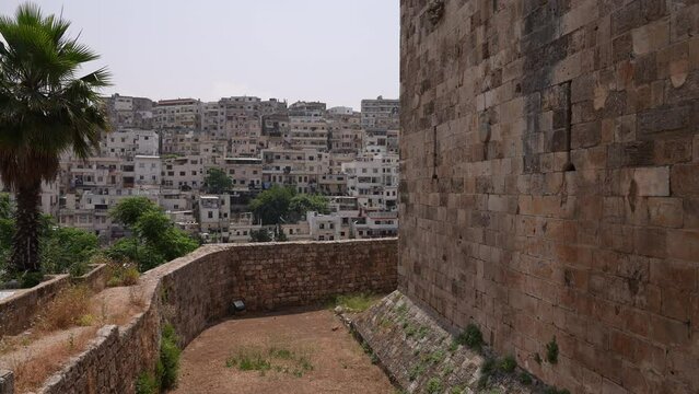 Cityscape seen from the citadel of Raymond de Saint Gilles Tripoli Lebanon
