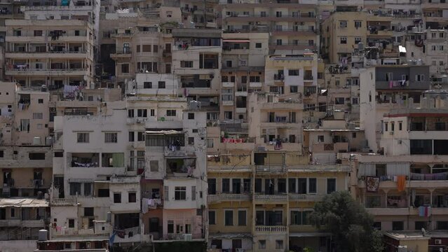 Cityscape seen from the citadel of Raymond de Saint Gilles Tripoli Lebanon