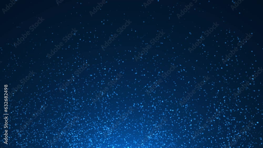 Poster abstract blue fiber optic lines data flow digital space particles cyberspace technology connection b