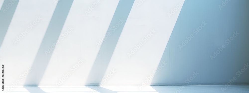 Poster light minimalist geometric background image in gray and light blue tones with light and shadow from 