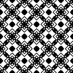 Black and white  pattern . Figures ornament.Seamless pattern for fashion, textile design,  on wall paper, wrapping paper, fabrics and home decor.