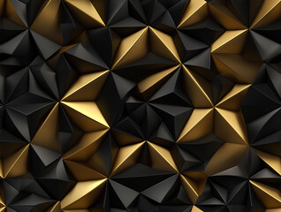 Fototapeta premium pattern, 3d illustration from abstract geometric lines on black background, template for background, wallpaper, vector