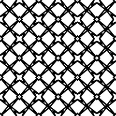 Black and white  pattern . Figures ornament.Seamless pattern for fashion, textile design,  on wall paper, wrapping paper, fabrics and home decor.