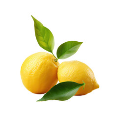 Yellow Yuzu fruit with work path.