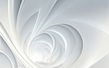 Abstract White Design Background, Generative AI