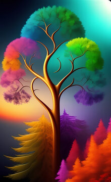 tree and evining
