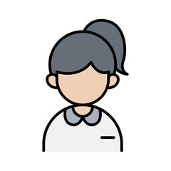 Female student icon
