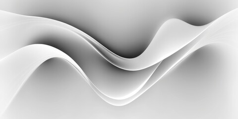 Obraz na płótnie Canvas white background with smooth lines, Generative AI