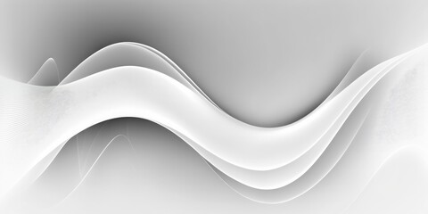 white background with smooth lines, Generative AI